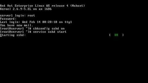 Remote Login Server Configuration in Red Hat linux Part - 1