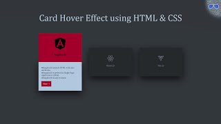 Card Hover Effect using HTML and CSS