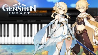 Forsaken Child of Ancient Times - Genshin Impact | Hard [ Virtual Piano Sheet ] Dvalin Nest screenshot 4