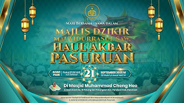 🔴MAJLIS DZIKIR MAULIDURRASUL SAW & HAUL AKBAR PASURUAN 2025.