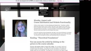 English333: Week1 weekly work and website
