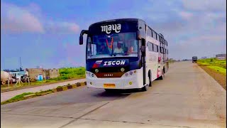 MAYA TRAVELS || ISCON || LUXURIOUS BUS FULL VLOG || BHAVNAGAR TO SURAT || #youtube #millionaire