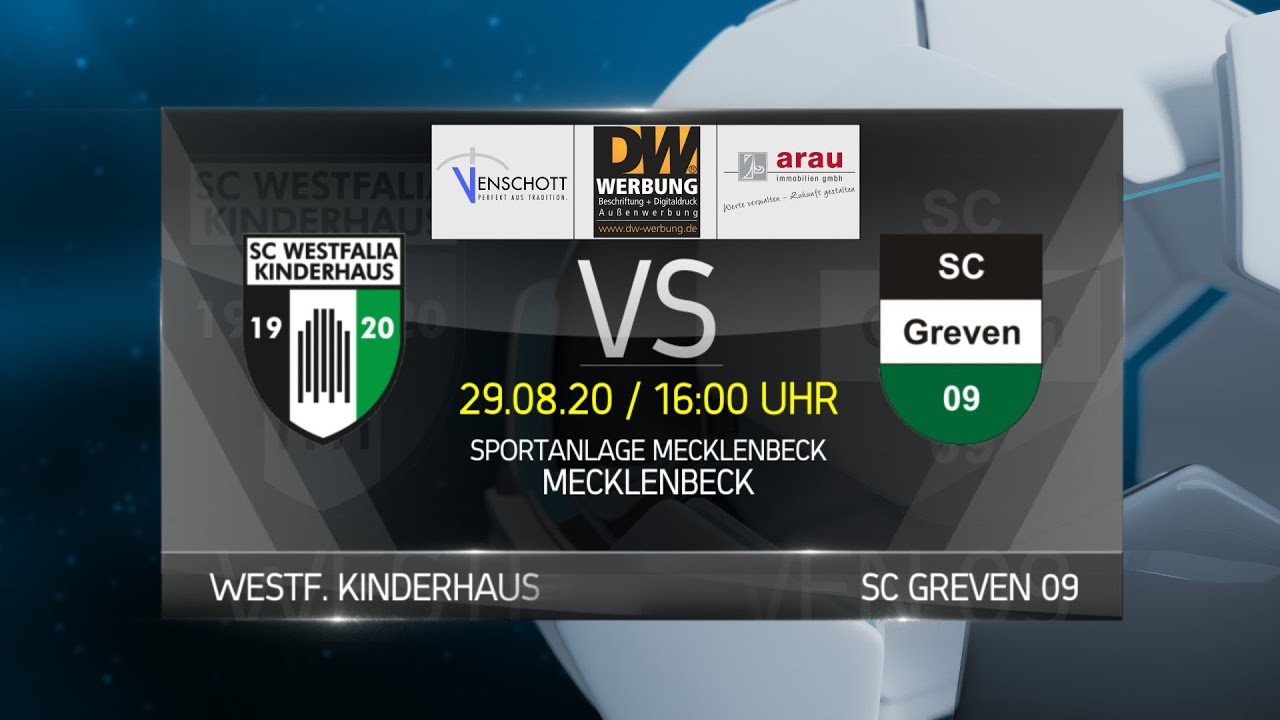 HEIMSPIEL 20/21 - Spiel der Woche #4 / Kinderhaus - Greven 09