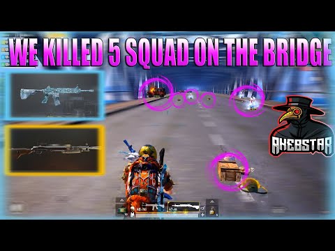 WE KILLED 5 SQUAD ON THE BRIDGE / როგორ მოვკალით ხიდზე 5 სქუადი?! 😱😱😱