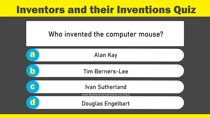 Inventors and their Inventions Quiz | General Knowledge Questions on Famous Inventors and Inventions