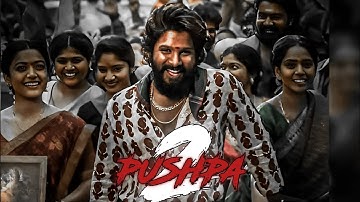PUSHPA 2 MONTAGEM EDIT | ALLU ARJUN PUSHPA 2 STATUS | Happy Birthday Status