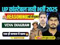 UP Constable 2025 Reasoning | Venn Diagram एक ही क्लास में खत्म 🔥 | Aditya Sir | Live 11 AM