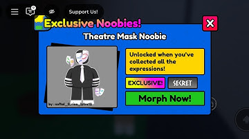 Theatre Mask Noobie in Find the Noobies Morphs | Roblox