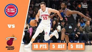 Duncan Robinson - 18 Points, 5 Assists, 5 Rebounds vs Heat - 2025-26 Regular Season