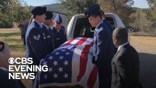 Army of strangers show up at veteran's funeral Army of strangers show up at veteran's funeral