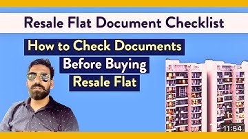 How to Check Documents Before Buying a Resale Flat | Resale Flat Document Checklist |