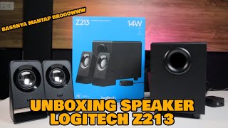 SPEAKER DIBAWAH 500RB! SUARA BASSNYA MANTAPPP - UNBOXING SPEAKER LOGITECH Z213