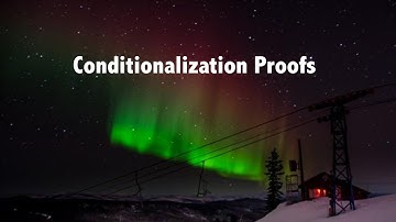 Conditionalization Proofs