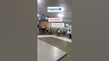CAPGEMINI BULK HIRING #jobs #capgemini #interview #information #interviewquestions
