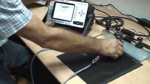 ISONIC 2006: Scanning of the composite skin sample // captured in 2006