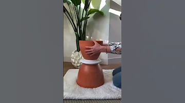 😍 Кофейный столик из цветочного горшка. Идеи для дома #лайфхаки #своимируками  #diy