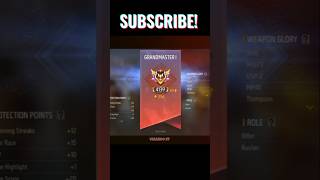 GRAND Master 256 star ⭐ done #shorts #tmagent #freefire 💯