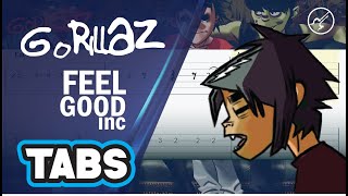 Feel Good Inc GORILLAZ | Guitar TABS | Cover Guitarra