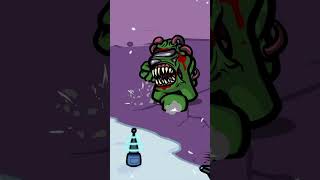 Minecraft vs Among Us 🔥 Minus two, just like that #amongus #amonguszombie #minecraft