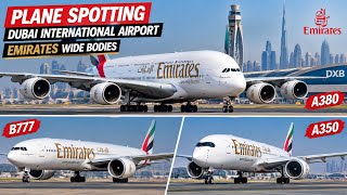 ✈️ Plane Spotting at Dubai International Airport (DXB)! 🇦🇪l Emirates Airbus A380,A350 and Boeing 777