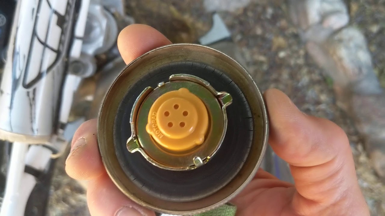 Yamaha XT225 leaking fuel cap fix YouTube