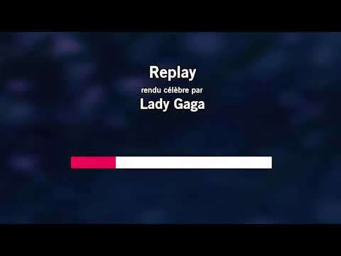 Paroles-Lyrics - Lady Gaga - Replay (Karaoke)