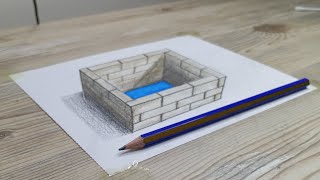 3d duvara çizimi nasıl yapılır //How to draw a 3d wall