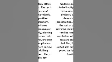 2023 IELTS Speaking❗️ How to Answer: Pros and Cons of Wearing a Uniform #speaking #ielts #english