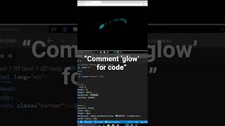 “Your cursor can glow like this 😳” #webdevelopment #frontendcourse #codingforbeginners