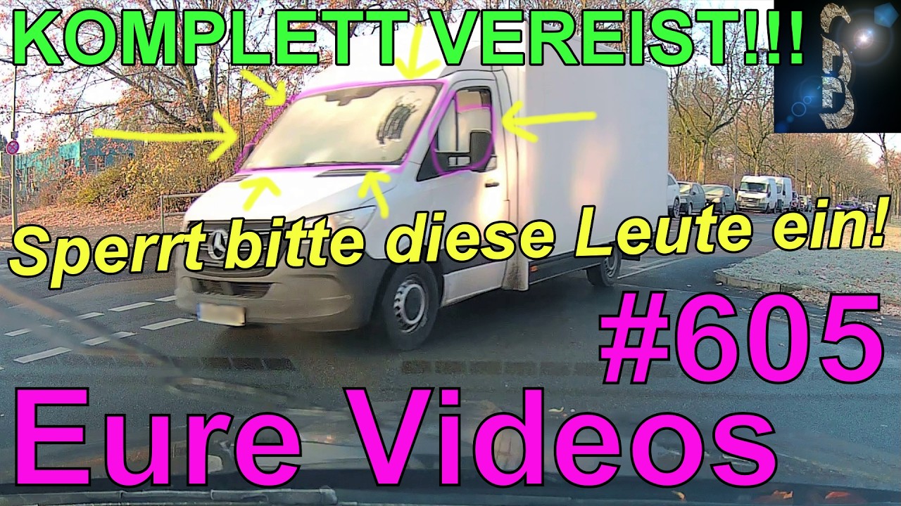 Eure Videos #605 - Dashcam - Illegales Stadtrennen - Mülleimer qualmt - Geisterfahrer im Tunnel