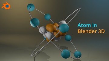 Animated Atom in Blender 3D