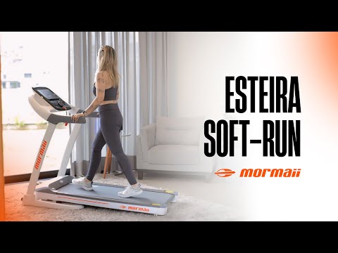 Miniatura do vídeo "Nova Esteira Mormaii Soft Run: mais performance, menos impacto" do canal Defitness no YouTube
