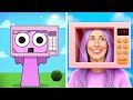 普通からスプランキアクアへ! 🧊 エピックDIYメイクオーバーチャレンジ