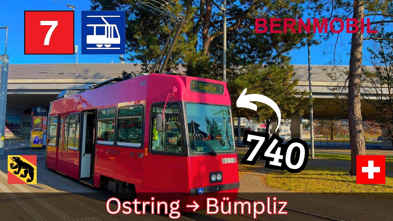🇨🇭Cab Ride BERNMOBIL Tramlinie 7 | Ostring → Bümpliz [4K] - YouTube