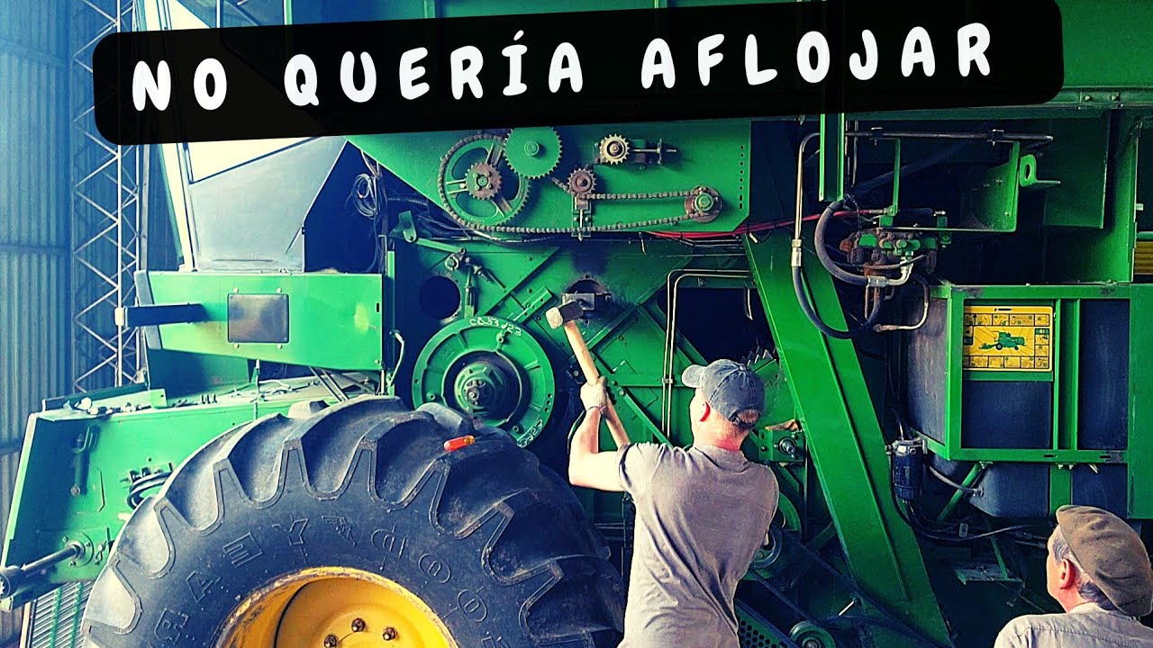 REPARACION de la JOHN DEERE 1175  COMPLICADO para sacar un RODAMIENTO ROTO