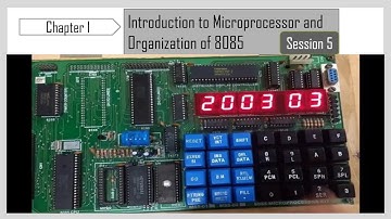STD XII COMPUTER SCIENCE PAPER II - CHAPTER 1: Introduction to Microprocessor 8085 - Session 5