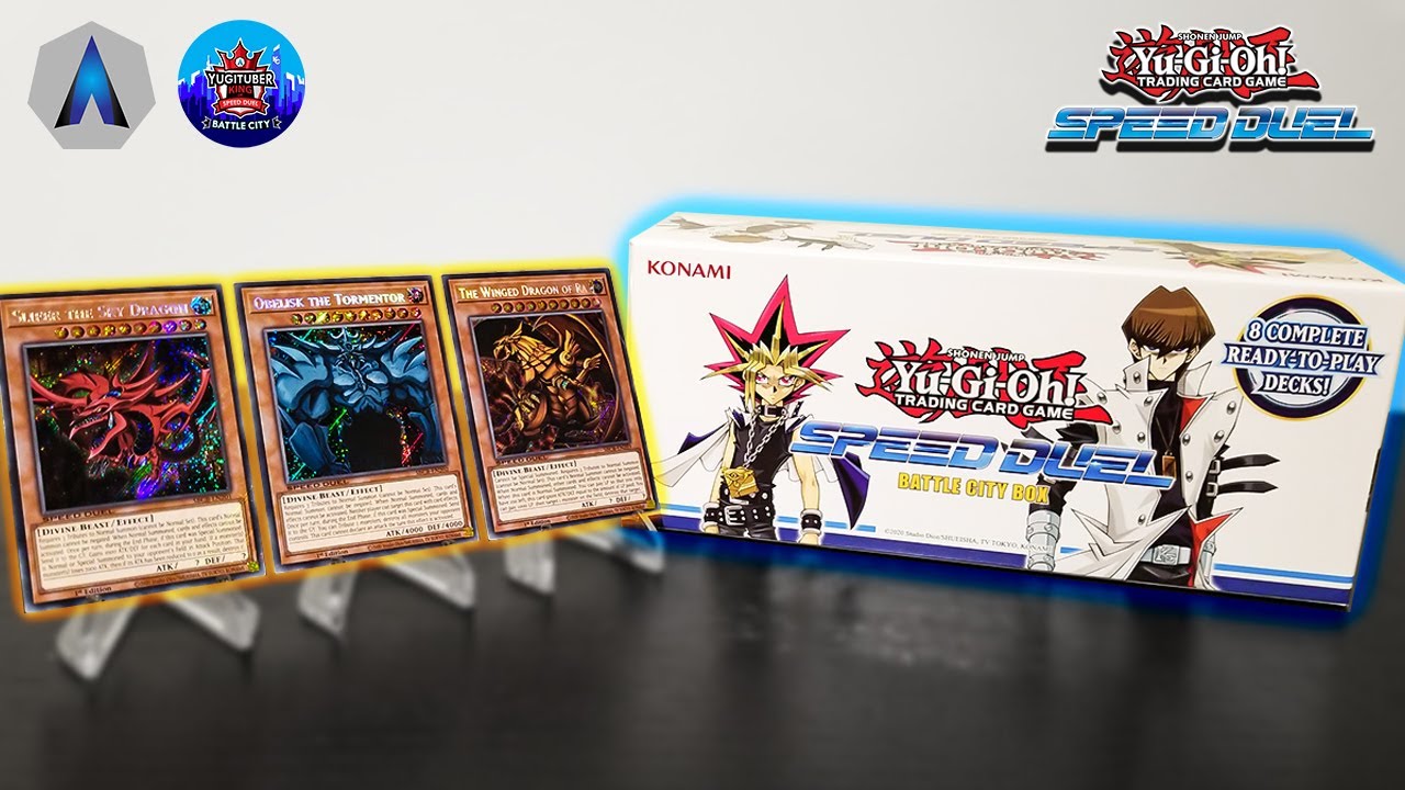 Yu-Gi-Oh! *NEW* SECRET RARE GOD CARDS!!! Speed Duel Battle City Box Opening  + Special Announcement! - YouTube