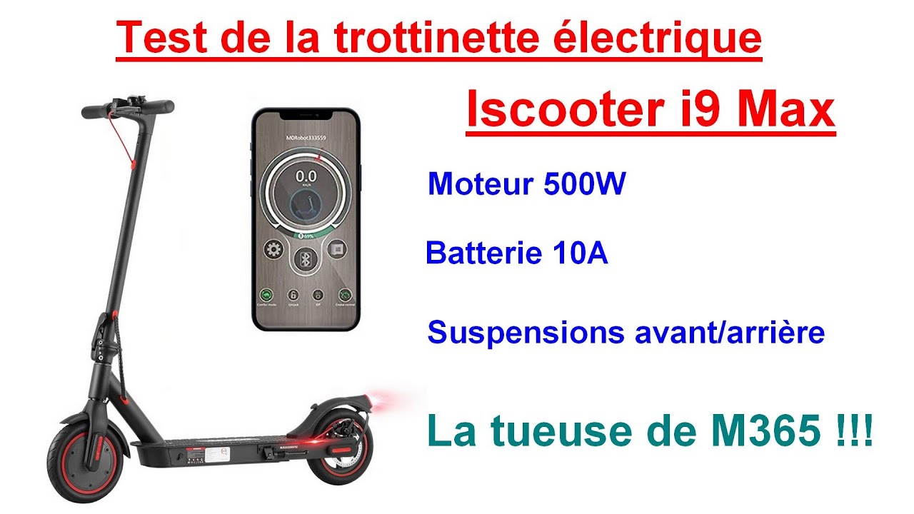 Trottinette électrique ISCOOTER Trottinette électrique iScooter i9s 500W