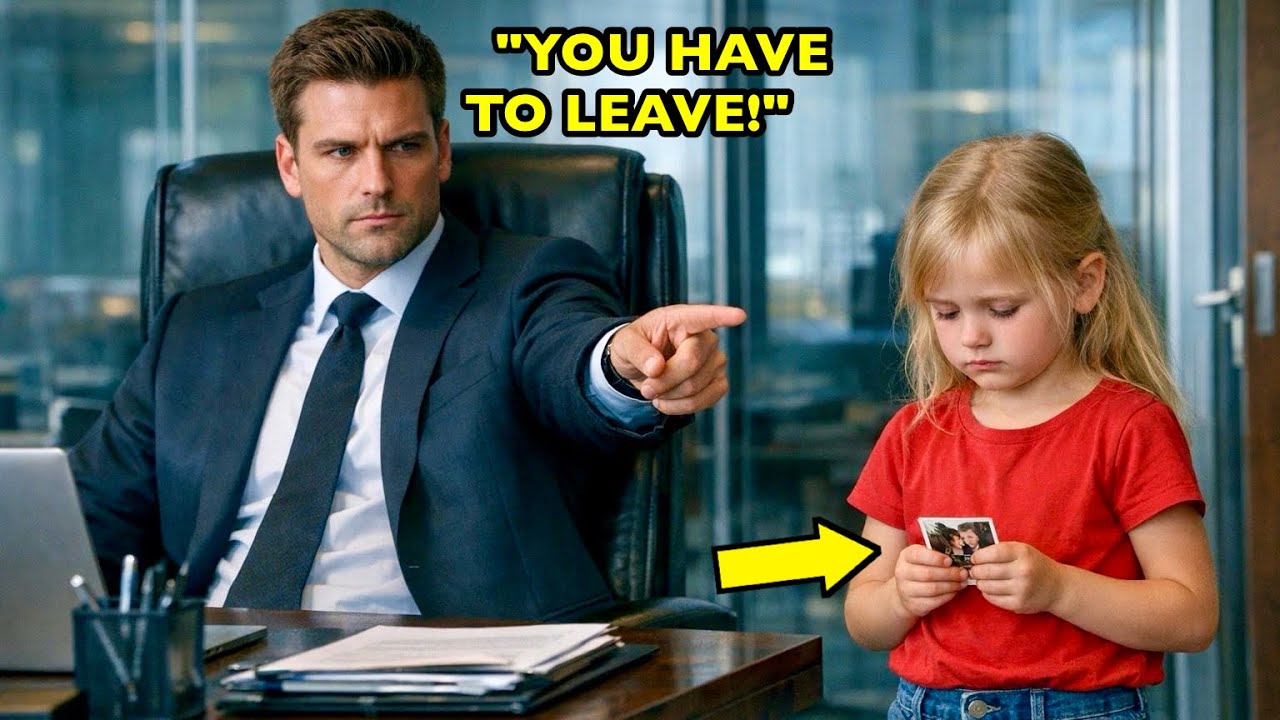 “You have to leave” Millionaire said without looking up — then he saw what girl had left on table…