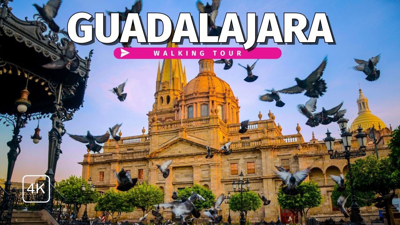Guadalajara  🇲🇽 in 4K | Evening Walk Through the Historic Center & Avenida Chapultepec