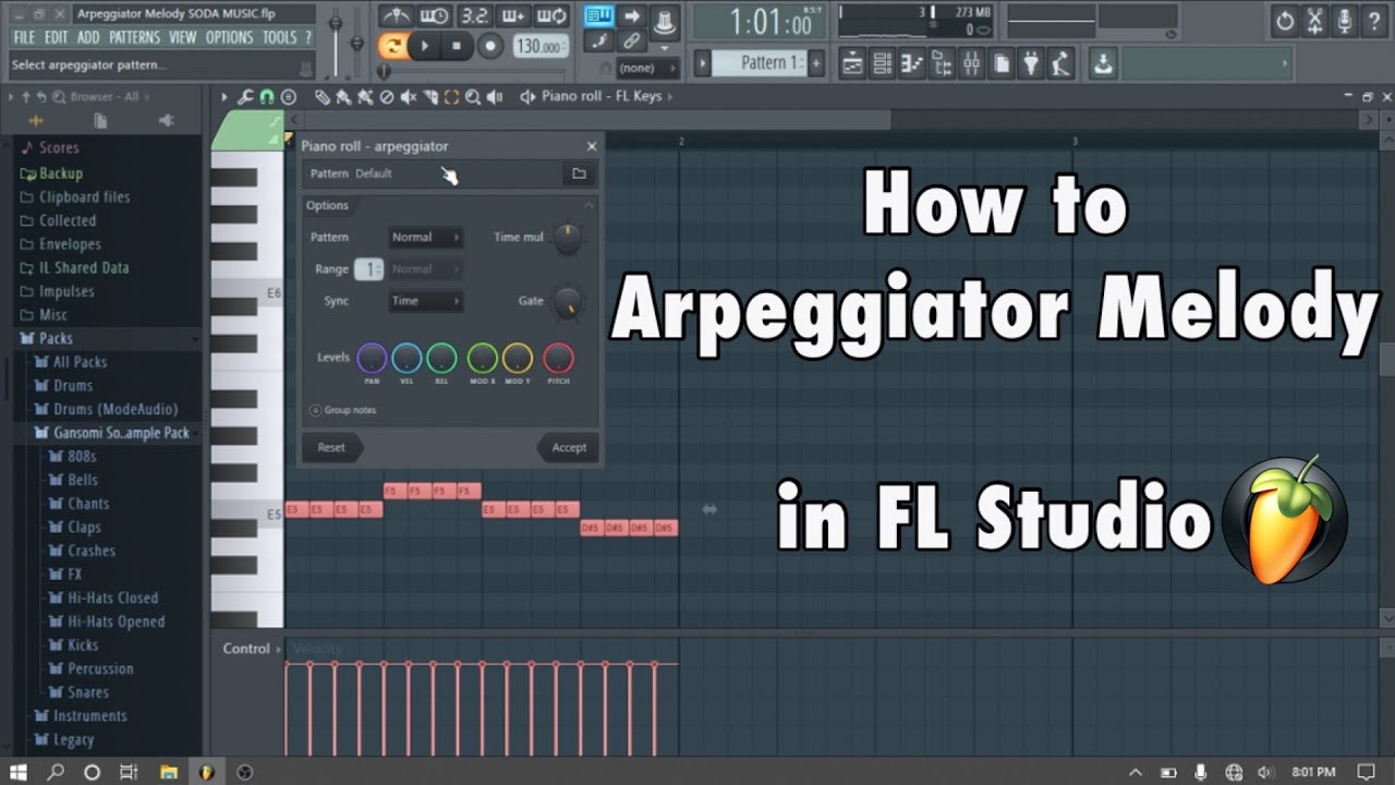 How to Arpeggiator Melody in FL Studio - YouTube