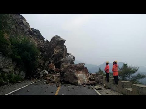 Huge landslide hits Beijing’s Fangshan district