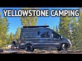 RV Yellowstone National Park in a Class B RV | Camper Van Life