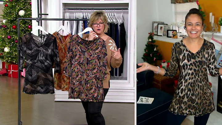 Attitudes by Renee Global Illusions Printed Tunic on QVC