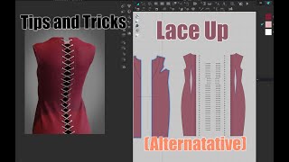 Lace Up (Alternative Method) - Clo3d/Marvelous Designer Tutorial screenshot 4