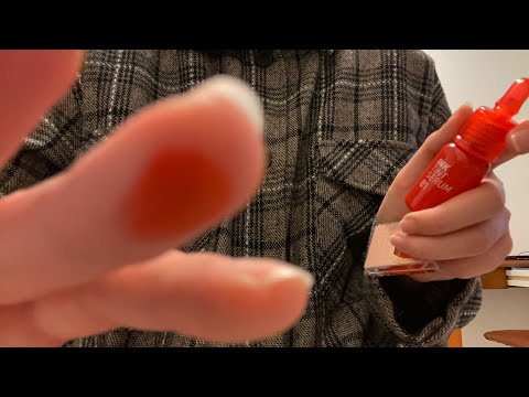 💄カメラに眉、チーク、リップメイク&コスメのネイルタッピング音【ASMR/visual trigger/nail tapping sound】