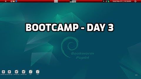 BookwormPup64 - bootcamp day 3: basics of how to setup a PuppyLinux