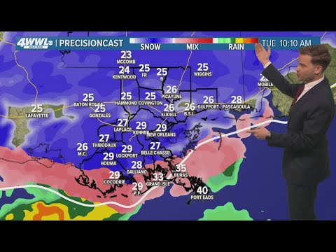 Weather Impact New Orleans 10pm: Winter Storm Watch issued for area ...