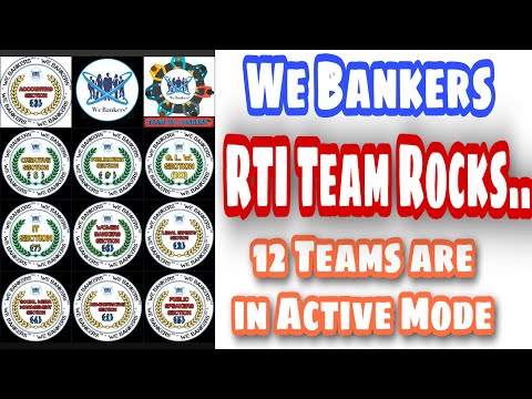 Action Speaks Louder Than Words ।। 12 Teams Are on Action Mode ।। We Bankers RTI Team Rocks ।।