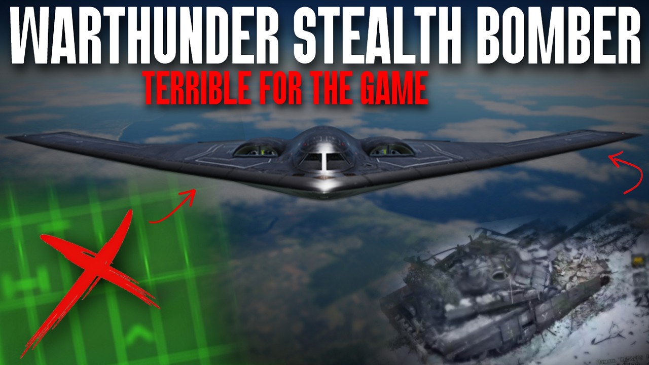 ARE STEALTH BOMBERS going to be TERRIBLE for Warthunder?!